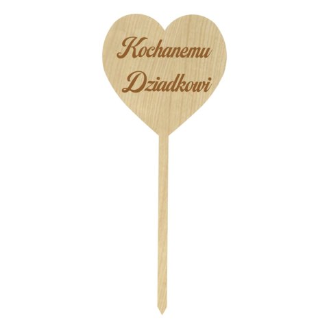 KLON TOPPER KOCHANEMU DZIADKOWI DZIEŃ DZIADKA DLA DZIADZI 9,9 X 23,9 cm