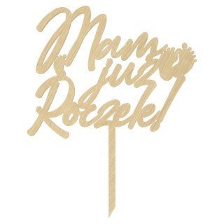 KLON TOPPER MAM JUŻ ROCZEK NA TORT PIERWSZE URODZINY DLA CHŁOPCA DZIEWCZYNKI