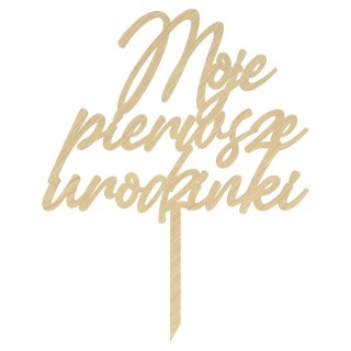 KLON TOPPER MOJE PIERWSZE URODZINKI ROCZEK NA TORT PIKU PIERWSZE URODZINY