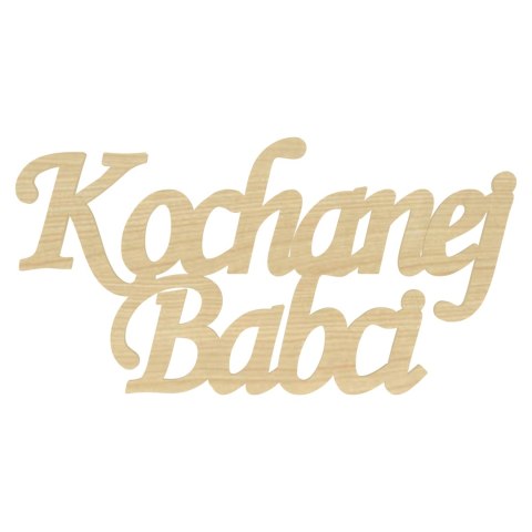 KOCHANEJ BABCI NAPIS DZIEŃ BABCI DLA BABUNI PREZENT DEKOR KLON 9,8 X 5 cm
