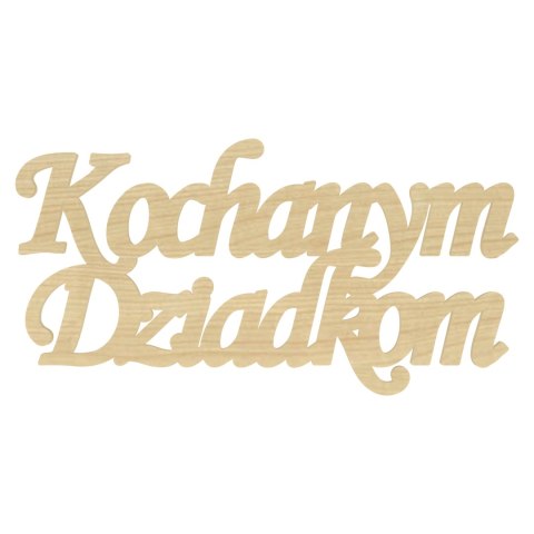 KOCHANYM DZIADKOM NAPIS DZIEŃ BABCI I DZIADKA DLA DZIADKÓW KLON 9,9 X 5 cm