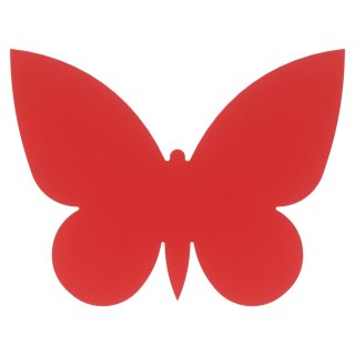 MOTYL MOTYLEK CZERWONE MOTYLKI MOTYLE NA WARSZTATY 2 CM ZESTAW 10 SZTUK