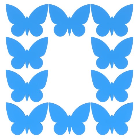 Motyl Motylek Motylki do Prac Plastycznych Kreatywnych 4 cm NIEBIESKI 10 szt.