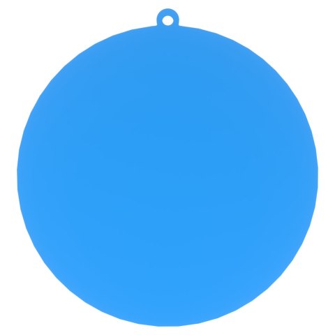 NIEBIESKA BOMBKA GŁADKA NA CHOINKĘ OZDOBY ŚWIĄTECZNE BOŻE NARODZENIE DECOR