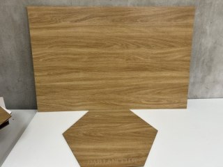 Płyta HDF 3mm 920 X 600mm 15 sztuk DĄB LANCELOT Jednostronnie