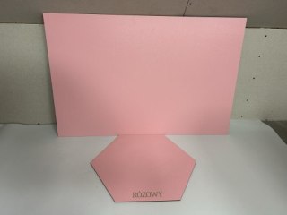 Płyta HDF 3mm 920 X 600mm 15 sztuk RÓŻOWA Jednostronnie