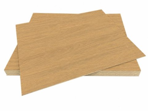 Płyta HDF 3mm Jednostronnie Dąb Lancelot 15 sztuk 460 X 600 mm
