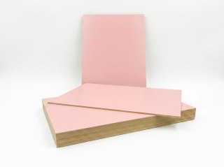 Płyta HDF 3mm Jednostronnie RÓŻOWA 15 sztuk 460 X 300 mm