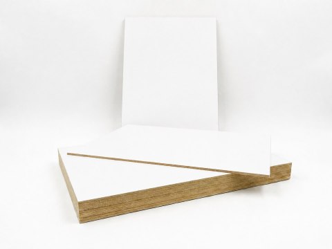 Płyta HDF Jednostronnie Biała 3mm 15 sztuk 460 X 300 mm