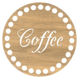 Podkładka pod Kubek do Szydełkowania Szklankę Coffee Baza Koło 10 cm LANCELOT