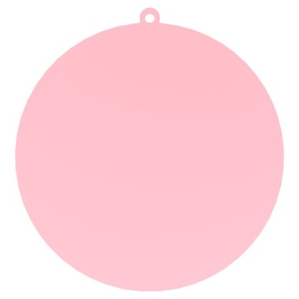 RÓŻOWA BOMBKA GŁADKA NA CHOINKĘ OZDOBY ŚWIĄTECZNE BOŻE NARODZENIE DECOR
