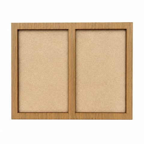 Ramka na Zdjęcie do Zdjęć Drewniana PODWÓJNA Stojąca LANCELOT 23,5 X 17,1 cm
