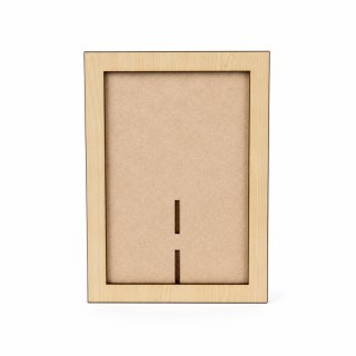 Ramka na do Zdjęcie Drewniana Stojąca do Ozdabiania Dekor KLON 12 X 17 cm
