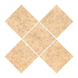 SUROWY Kwadrat Kwadraty do Malowania Kolorowania DIY 3 X 3 cm 5 sztuk