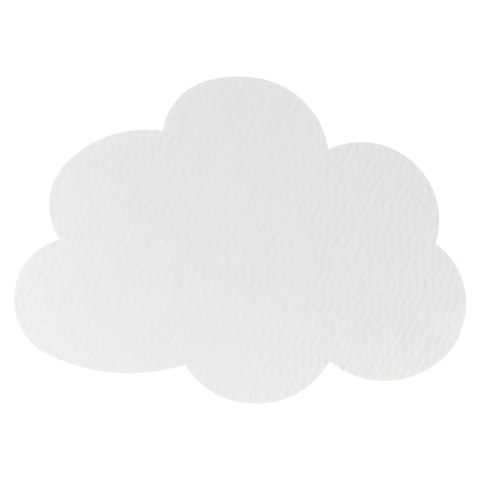 Scrapki Białe Chmurka Chmurki Obłok Chmura 3,5 X 2,5 CM Zestaw 10 sztuk