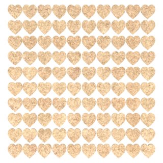 Serce Serca Serduszko Serduszka na Ozdabiania Dekor DIY SUROWE 2 CM 100 SZTUK