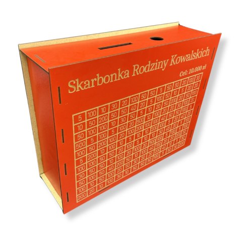 Skarbonka Gigant 154 Kafelki PERSONALIZOWANA Pomysł na Prezent
