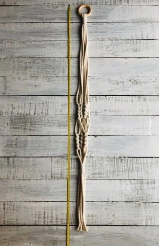 Kwietnik Wiszący na Ścianę Makrama ze Sznurka na Kwiaty Styl BOHO ECO Kwietnik Wiszący na Ścianę Makrama ze Sznurka na Kwiaty Styl BOHO ECO