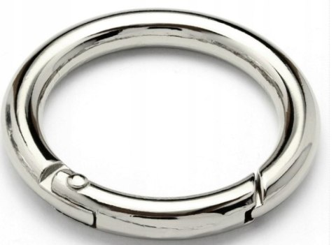 Szekla Kółko Otwierane do Torebek Toreb Plecaków Solidne Srebrne 30mm Szekla Kółko Otwierane do Torebek Toreb Plecaków Solidne Srebrne 30mm